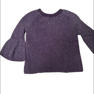 a.n.a  3/4’s bell sleeves Purple Blouse